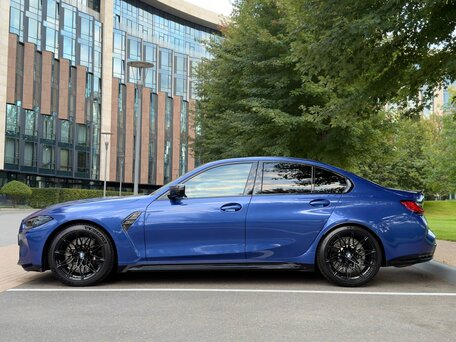 2025 BMW M3 Competition Package VI (G80) Рестайлинг, синий, 14850000 рублей, вид 2