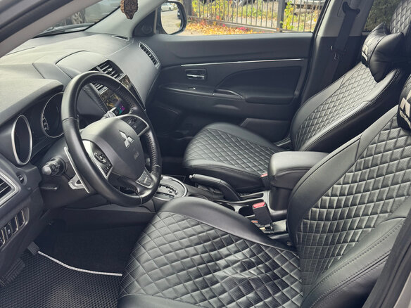 2014 Mitsubishi ASX I Рестайлинг, серый, 1275000 рублей - вид 8