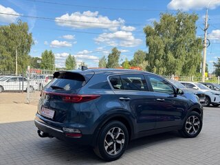 2019 Kia Sportage IV Рестайлинг, синий, 1750000 рублей, вид 4