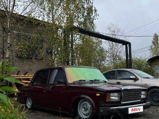 2006 Lada (ВАЗ) 2107, пурпурный, 350000 рублей, вид 2