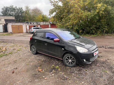 2012 Mitsubishi Mirage VI, чёрный, 650000 рублей, вид 1