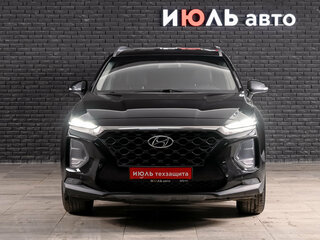 2019 Hyundai Santa Fe IV, чёрный, 2880000 рублей, вид 2
