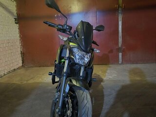 2019 Kawasaki Z 650, чёрный, 600000 рублей, вид 4