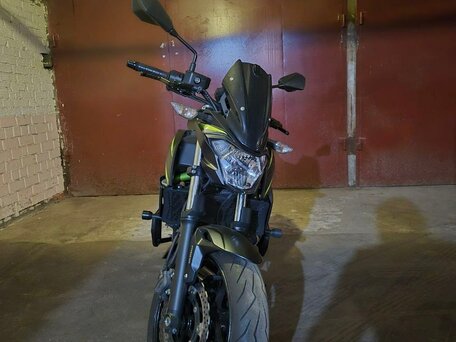 2019 Kawasaki Z 650, чёрный, 600000 рублей, вид 4