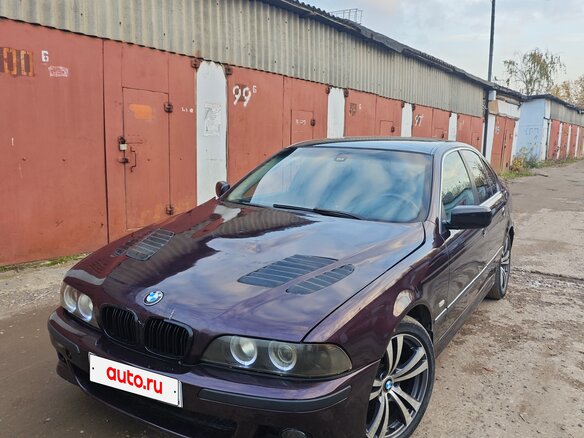 1998 BMW 5 серии 535i IV (E39), пурпурный, 590000 рублей