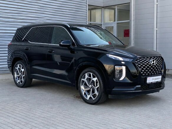 2021 Hyundai Palisade I, чёрный, 4400000 рублей - вид 2
