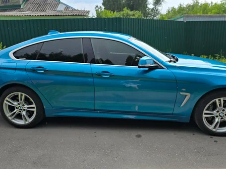 2018 BMW 4 серии Gran Coupe 440i xDrive F32/F33/F36 Рестайлинг, синий, 2900000 рублей, вид 4