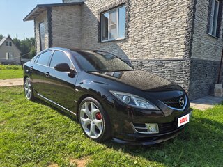 2008 Mazda 6 II (GH), чёрный, 830000 рублей, вид 3