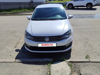 2018 Volkswagen Polo V Рестайлинг, белый, 630000 рублей, вид 2