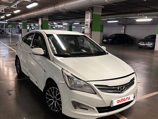 2016 Hyundai Solaris I Рестайлинг, белый, 400000 рублей, вид 2