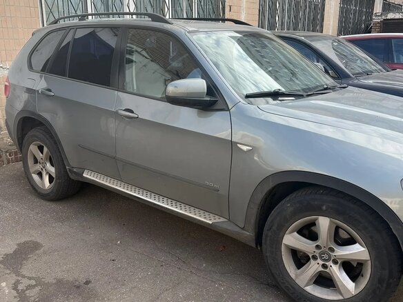 2008 BMW X5 3.0si II (E70), серый, 1077000 рублей - вид 1