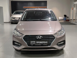 2019 Hyundai Solaris II, коричневый, 1615000 рублей, вид 2