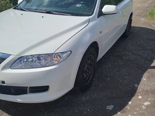 2006 Mazda 6 I (GG) Рестайлинг, белый, 400000 рублей, вид 1