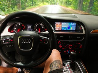 2009 Audi A4 IV (B8), чёрный, 1600000 рублей, вид 3