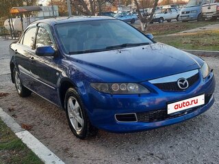 2005 Mazda 6 I (GG) Рестайлинг, синий, 450000 рублей, вид 1