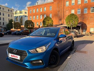 2017 Hyundai Solaris II, синий, 1115000 рублей, вид 1