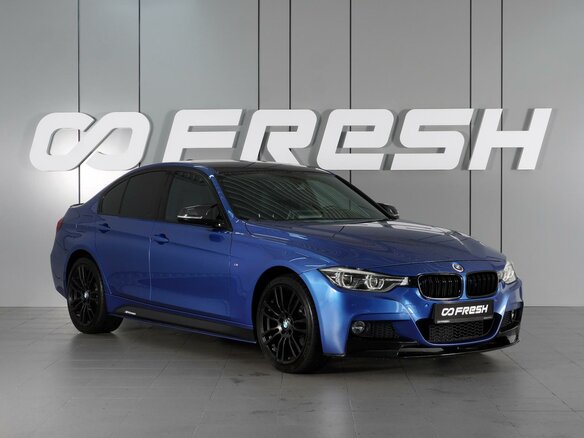 2018 BMW 3 серии 320i xDrive VI (F3x) Рестайлинг, синий