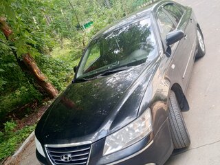 2008 Hyundai Sonata V (NF) Рестайлинг, чёрный, 650000 рублей, вид 4