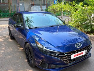 2022 Hyundai Elantra VII (CN7), синий, 2150000 рублей, вид 3