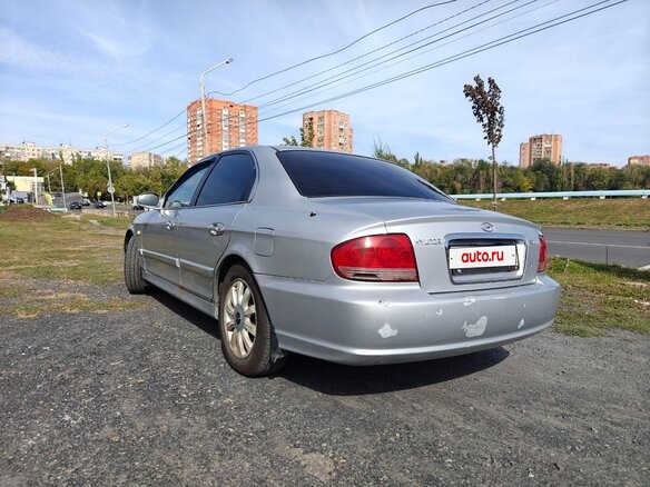 2005 Hyundai Sonata ТагАЗ IV (EF) Рестайлинг, серебристый, 350000 рублей - вид 6