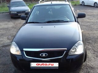 2014 Lada (ВАЗ) Priora I Рестайлинг, чёрный, 350000 рублей, вид 1