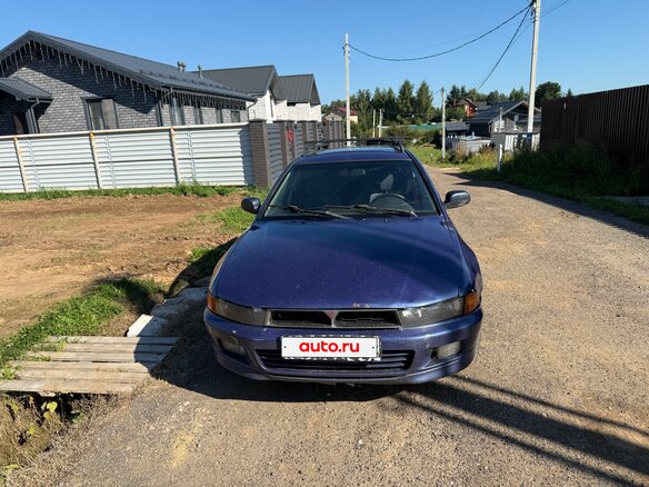 1997 Mitsubishi Galant VIII, синий, 280000 рублей