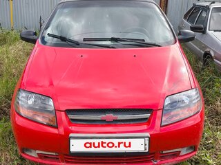 2007 Chevrolet Aveo I, красный, 270000 рублей, вид 1