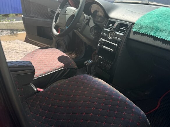 2007 Lada (ВАЗ) Priora I, пурпурный, 185000 рублей - вид 3
