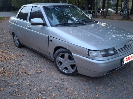 2004 Lada (ВАЗ) 2110, серебристый, 110000 рублей, вид 2