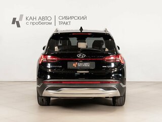 2022 Hyundai Santa Fe IV Рестайлинг, чёрный, 3652400 рублей, вид 4
