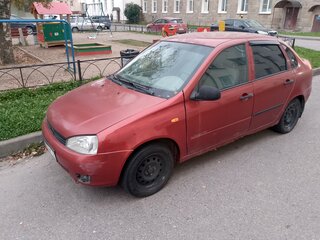 2007 Lada (ВАЗ) Kalina I, красный, 125000 рублей, вид 4