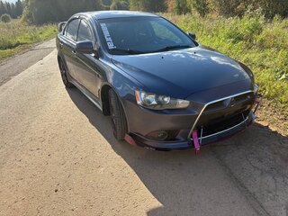 2008 Mitsubishi Lancer X, синий, 560000 рублей, вид 3