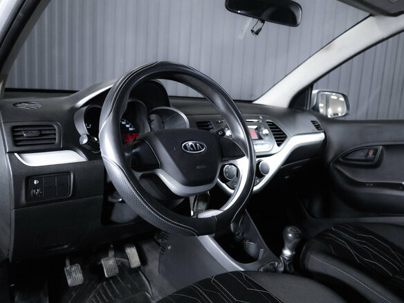 2012 Kia Picanto II, серебристый, 599000 рублей - вид 10