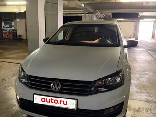 2019 Volkswagen Polo V Рестайлинг, белый, 1000000 рублей, вид 1