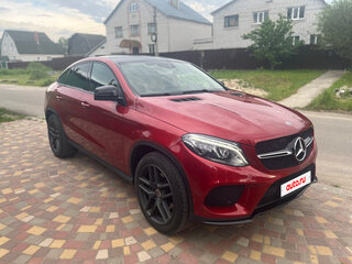 2017 Mercedes-Benz GLE Coupe 350 d I (C292), красный, 4350000 рублей, вид 2