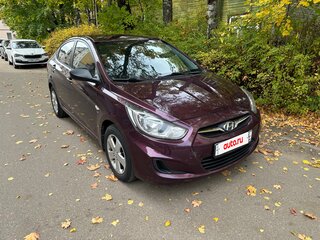 2011 Hyundai Solaris I, фиолетовый, 680000 рублей, вид 1