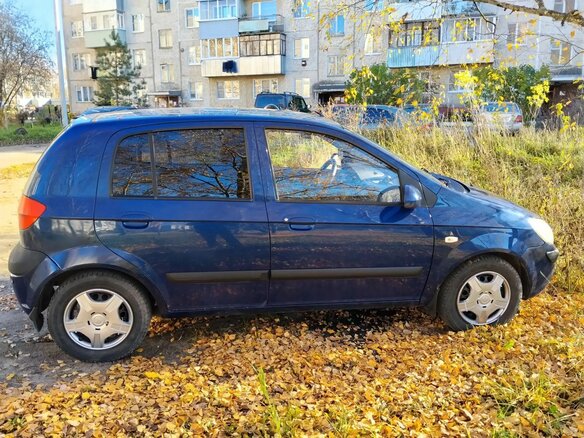 2008 Hyundai Getz I Рестайлинг, синий, 480000 рублей - вид 3