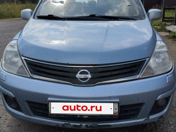 2010 Nissan Tiida I Рестайлинг, голубой, 595000 рублей