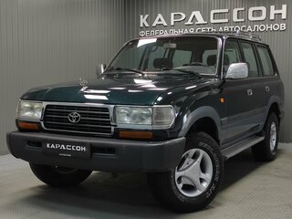 1997 Toyota Land Cruiser 80 Series Рестайлинг, зелёный, 990000 рублей, вид 1