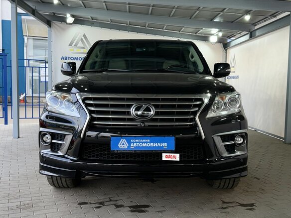 2013 Lexus LX 570 III Рестайлинг, чёрный - вид 7