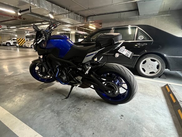 2017 Yamaha MT-09 (FZ-09), синий, 920000 рублей - вид 3