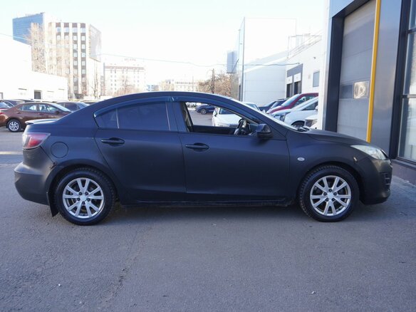 2009 Mazda 3 II (BL), чёрный, 565000 рублей - вид 3