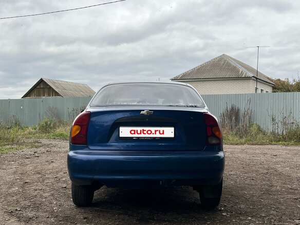 2006 Chevrolet Lanos I, синий, 98600 рублей - вид 4