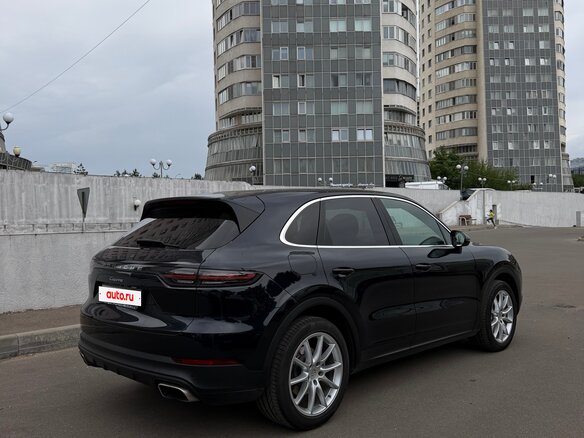 2018 Porsche Cayenne III, синий, 6100000 рублей - вид 4