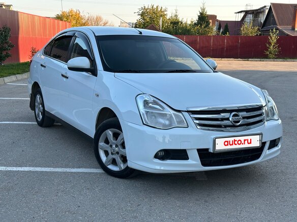 2014 Nissan Almera III (G15), белый - вид 1