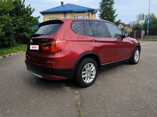 2011 BMW X3 30d xDrive II (F25), красный, 1308639 рублей, вид 4