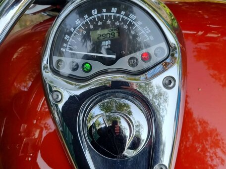 2005 Honda VTX 1300, оранжевый, 680000 рублей, вид 5