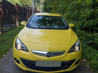2013 Opel Astra GTC J Рестайлинг, жёлтый, 810000 рублей, вид 5