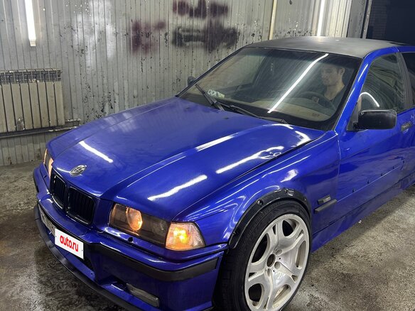1993 BMW 3 серии 316i III (E36), синий, 210000 рублей - вид 10