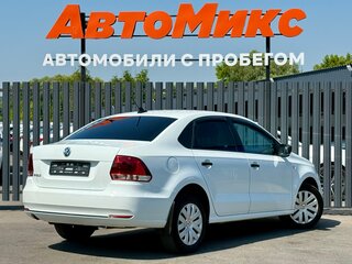 2019 Volkswagen Polo V Рестайлинг, белый, 695000 рублей, вид 4